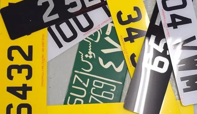 Personalised Number Plates